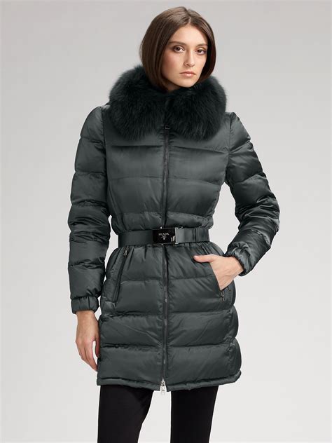 prada coat|prada coats women.